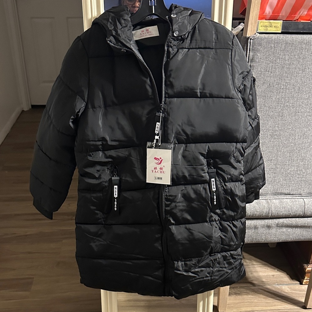 Source Unknown Black Kids Puffer Jacket